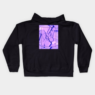 Purple Wall Abstract Kids Hoodie